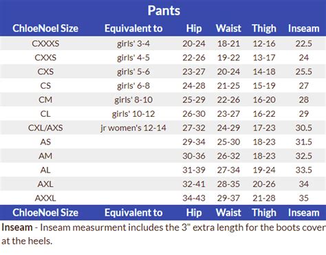 chloe noel size chart|Chloe Noel Size Charts .